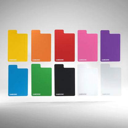 Gamegenic: Flex Card Dividers – Confezione Multicolor da 10 Separatori con Alette Pieghevoli
