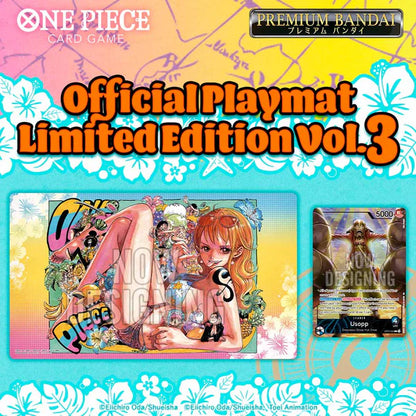 Preorder One Piece Card Game Official Playmat Limited Edition Vol 3 - Tappetino Edizione Limitata