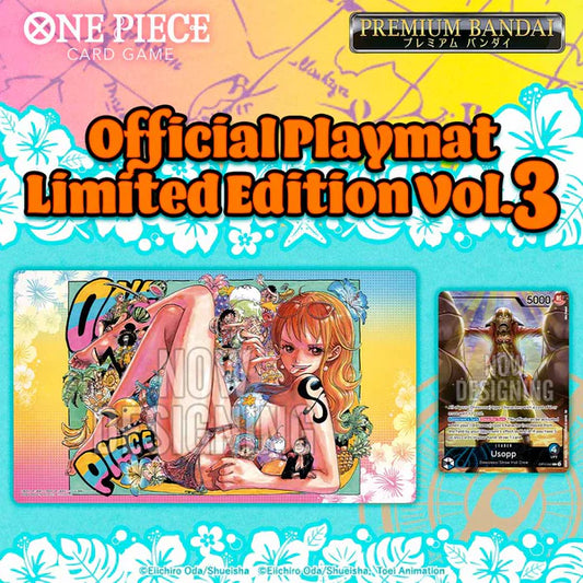 Preorder One Piece Card Game Official Playmat Limited Edition Vol 3 - Tappetino Edizione Limitata
