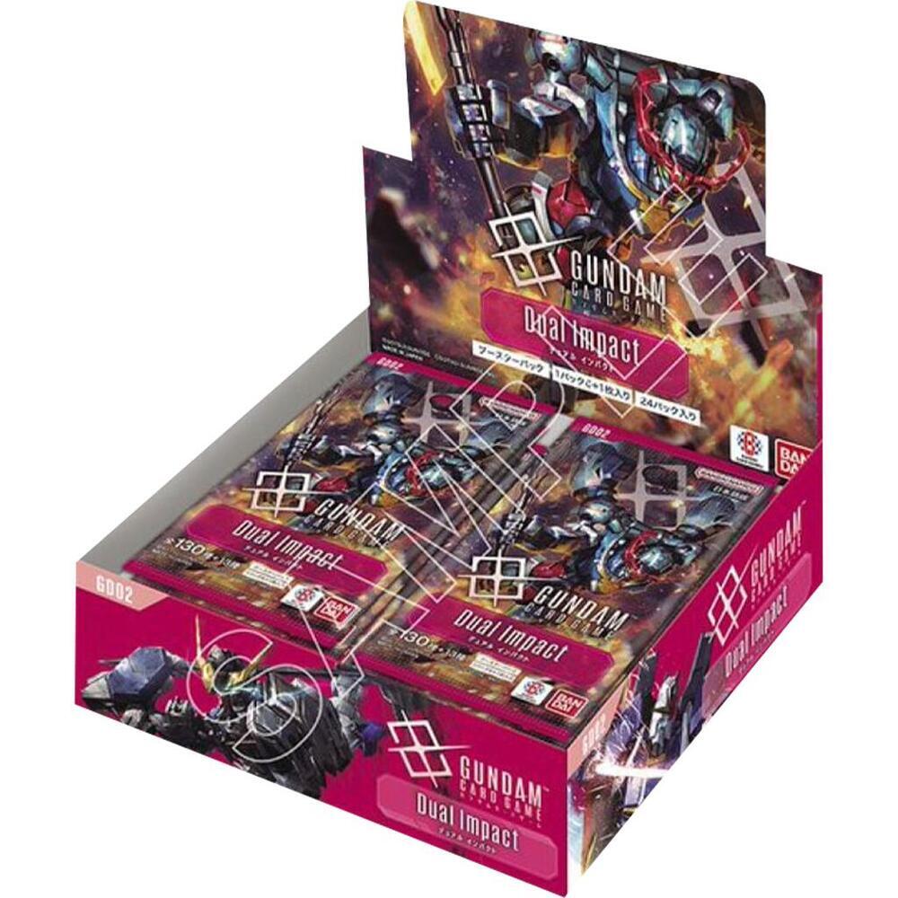 Bandai Gundam Card Game Booster Box Dual Impact GD02 24 Bustine ENG