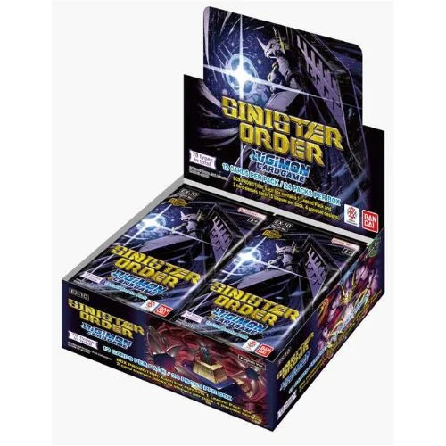 Digimon Card Game EX-10 Box di bustine Extra Sinister Order - BOX