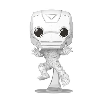 Funko POP! Marvel: Iron Man 1572 – Edizione Speciale Sketch Monocromatica