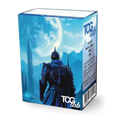 TcgLab Standard Sleeves Matte Ultra Clear Blue (100 Bustine) – Protezione Professionale