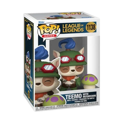 Funko POP ! Games : League of Legends - Teemo with Mushroom 1138 ITA