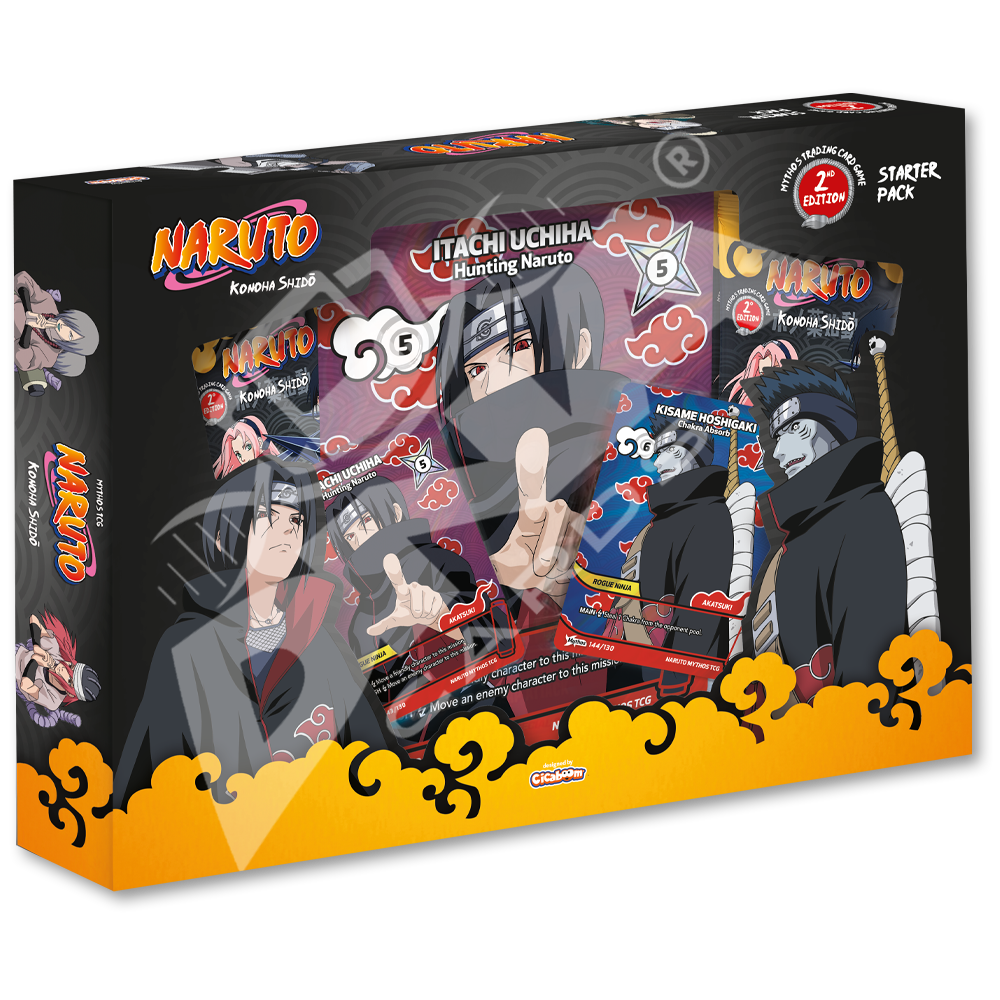 Naruto Mythos Konoha Shido Second Edition Special Pack Itachi Kisame ENG Trading Card Game