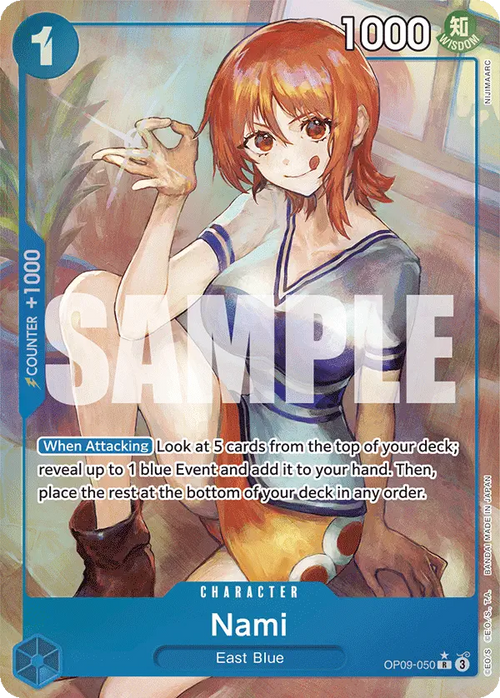 🇬🇧 Nami (Alternate Art) Nami OP-09: Emperors in the New World