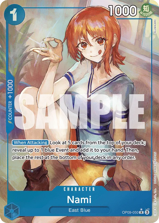 🇬🇧 Nami (Alternate Art) Nami OP-09: Emperors in the New World