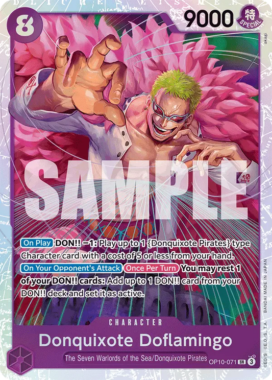 Donquixote Doflamingo OP10 - 071 V1 [OTS Tournament Pack 10 - OP10] [Inglese] Super Rare