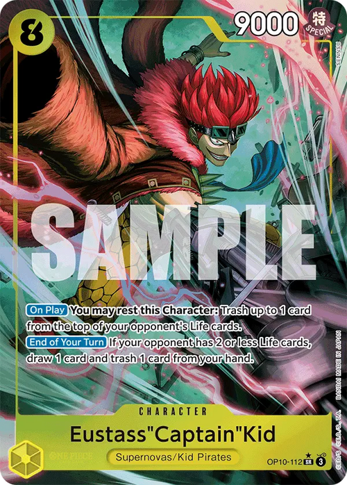 Eustass"Captain"Kid OP10-112 V2 [Royal Blood - OP10] [Inglese] Alternate Art