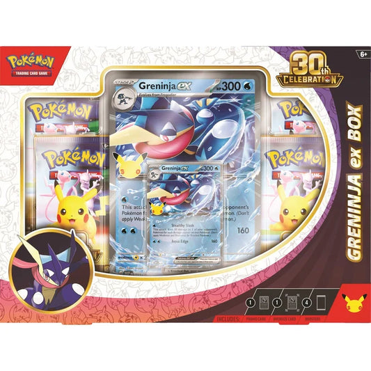 Pokémon TCG: ex Box - Greninja - 30th Celebration ENG