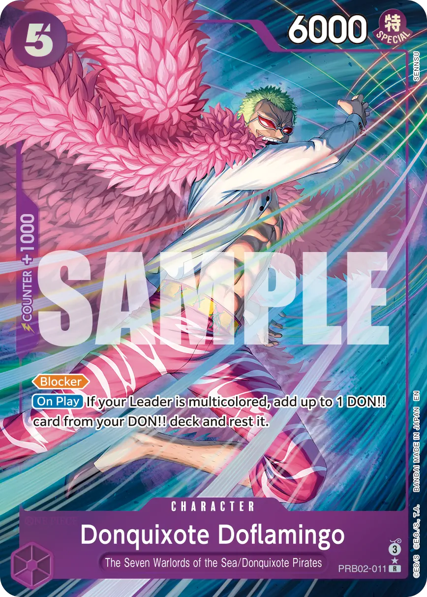 Donquixote Doflamingo PRB02 - 011 V2 [The Best Vol.2 - PRB02] [Inglese] Alternate Art