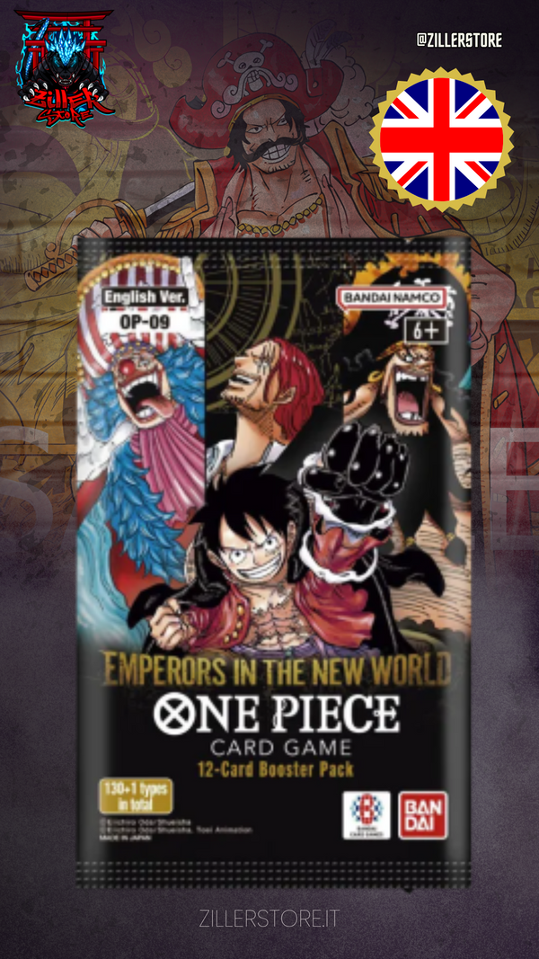 One Piece Card Game - Emperors in the New World OP-09 - Busta da 12 Carte (ENG)