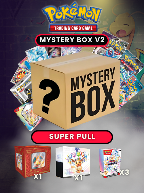 MYSTERY BOX POKEMON MEDIUM 50€ MISTERY V2 "SUPER LIMITED" SPEDIZIONE DAL 14