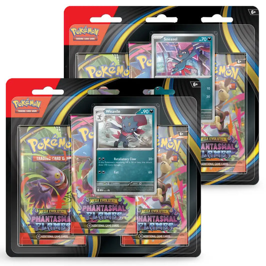 Pokémon TCG Phantasmal Flames 3 - Pack Checklane Blister Weavile / Sneasel ( ENG ) Fiamme Spettrali
