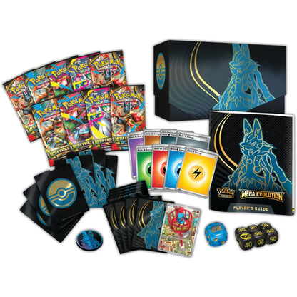 Pokemon TCG Megaevoluzioni Mega Lucario Set Allenatore Fuoriclasse Elite Trainer Box Inglese - 9 Buste