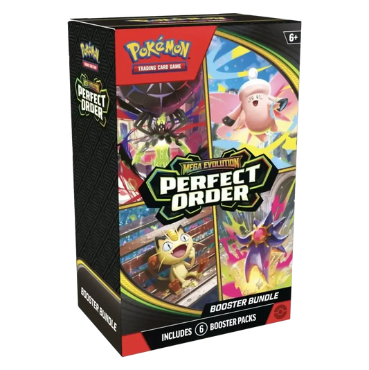 Pokémon TCG Mega Evolution Perfect Order Booster Bundle 6 Bustine ENG