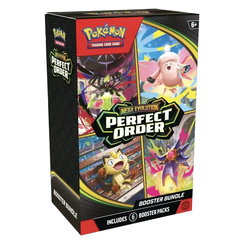 Pokémon TCG Mega Evolution Perfect Order Booster Bundle 6 Bustine ENG