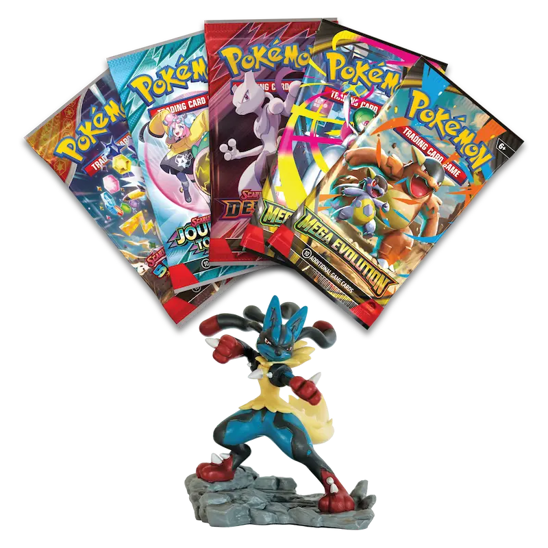 Collezione con Statuina - Mega Lucario ex - Pokemon (ITA)