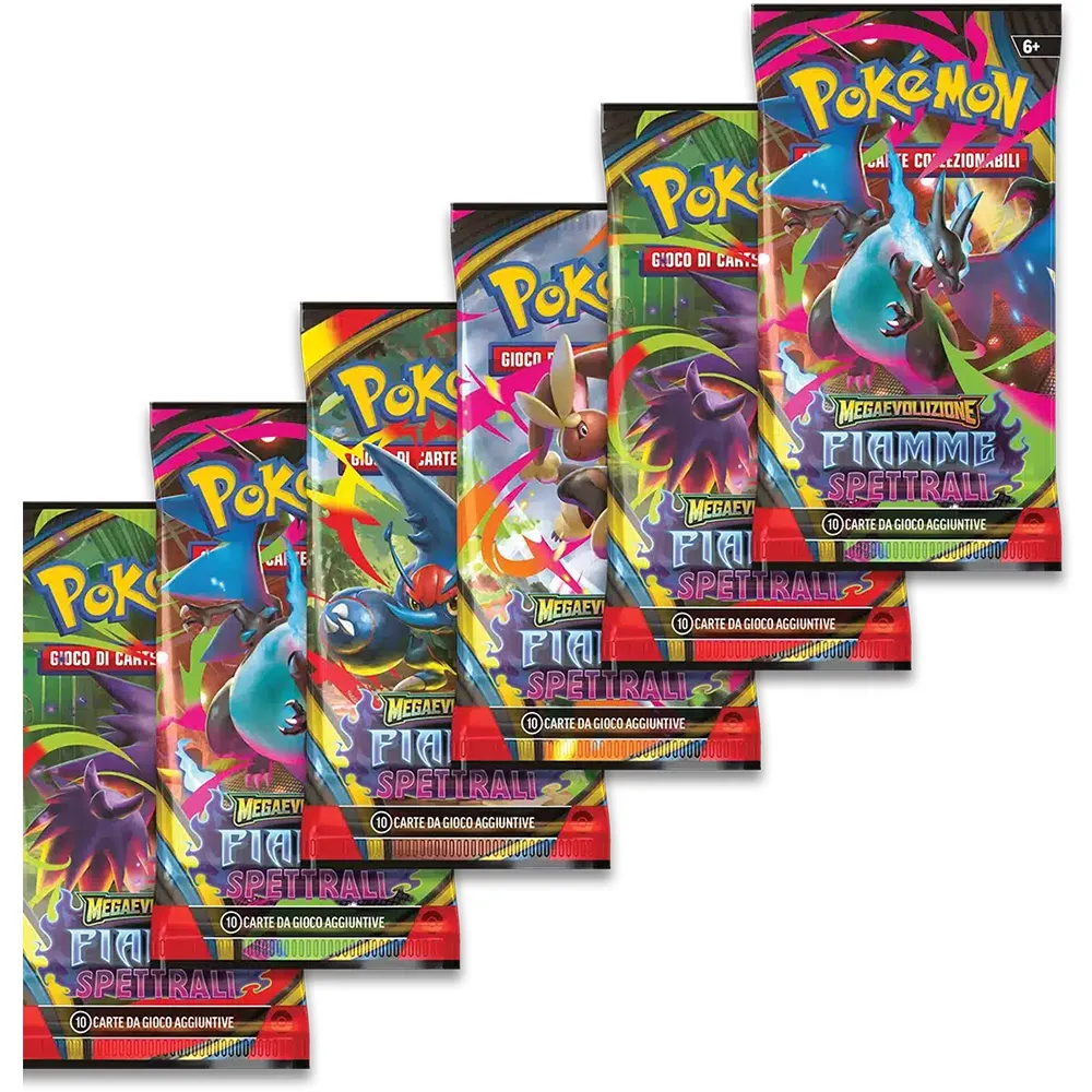 Pokemon TCG - Megaevoluzione: Fiamme Spettrali - Bundle 6 Buste ( ITA )