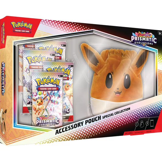 Pokémon TCG – S&V Prismatic Evolutions – Premium Pouch Collection (ENG) Evoluzioni Prismatiche