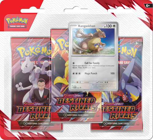 PKM - Scarlet & Violet 10 - Kangaskhan - Destined Rivals 3-Pack Blister Rivali Predestinati