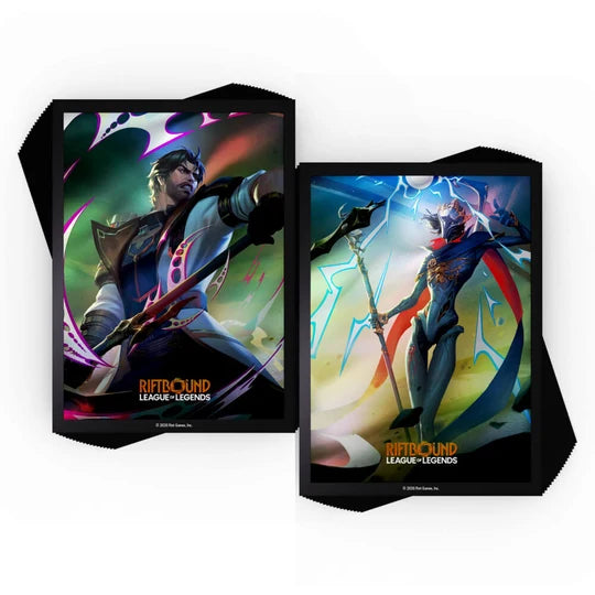 Riftbound League of Legends TCG Vendetta Art Sleeves Jayce e Viktor – 100 Bustine