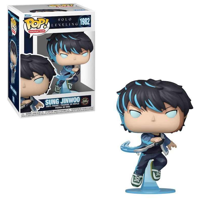 Solo Leveling Funko POP! Animation Vinyl Figure Sung Jinwoo CHASE 9 cm 1982