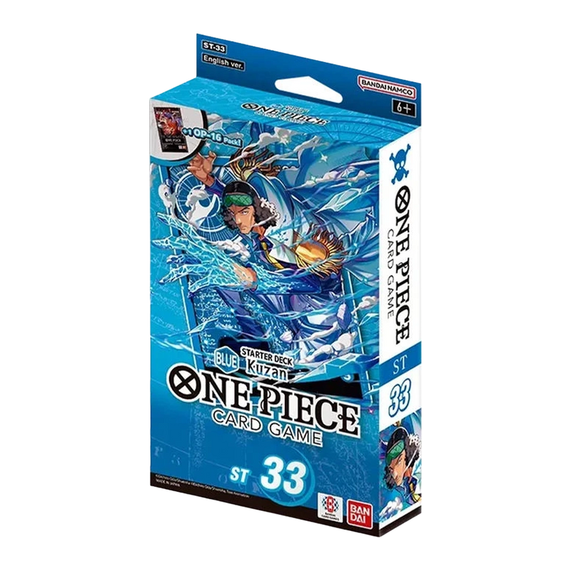 Bandai ST - 33 Blue Kuzan Starter Deck One Piece Card Game ENG | Drop Esclusivo