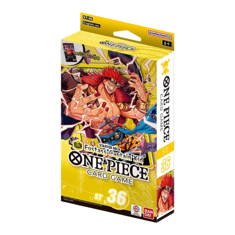 Bandai One Piece Card Game Starter Deck ST - 36 Yellow Eustass "Captain" Kid JAP | Drop Esclusivo