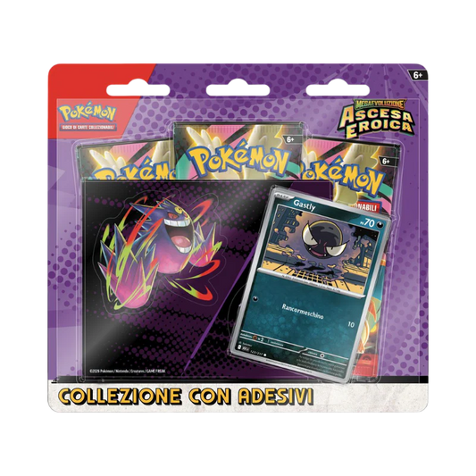 Pokémon GCC: Collezione Ascesa Eroica – Mega Gengar – Con Carta Promo e Buste
