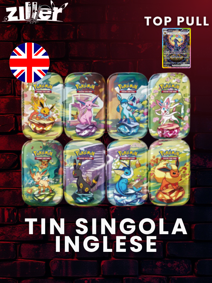 Evoluzioni Prismatiche Mini-Tin da Collezione – Scarlatto e Violetto 8.5 – Pokémon TCG – ENG PRISMATIC EVOLUTION Evoluzioni Prismatiche