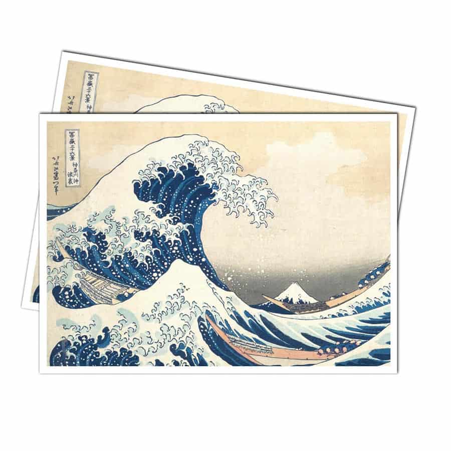 Ultra Pro - The Great Wave off Kanagawa 105 ct APEX Deck Protector Sleeves - ITA