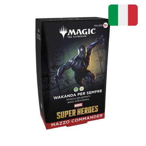 Magic The Gathering Marvel Super Heroes Wakanda Per Sempre Commander Deck 100 Carte ITA