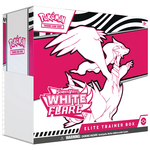 Scarlatto e Violetto: Fuoco Bianco - Set Allenatore Fuoriclasse Scarlet and Violet: White Flare - Elite Trainer Box INGLESE