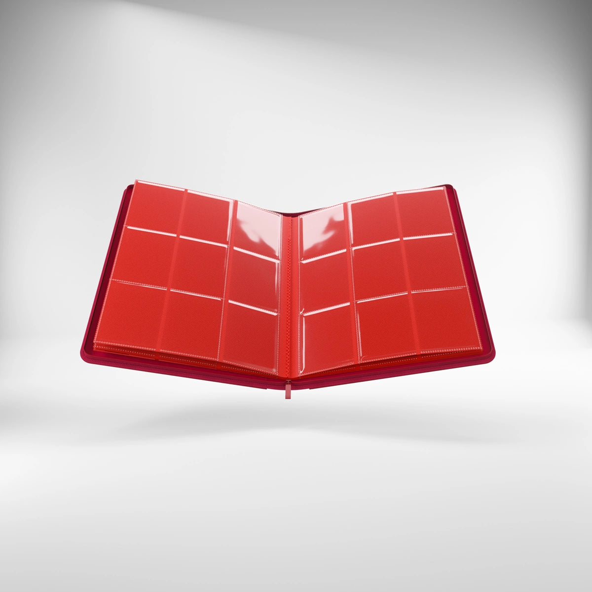 Gamegenic Zip-Up Album 18 Tasche | Raccoglitore 360 Carte TCG | Side-Loading | Rosso