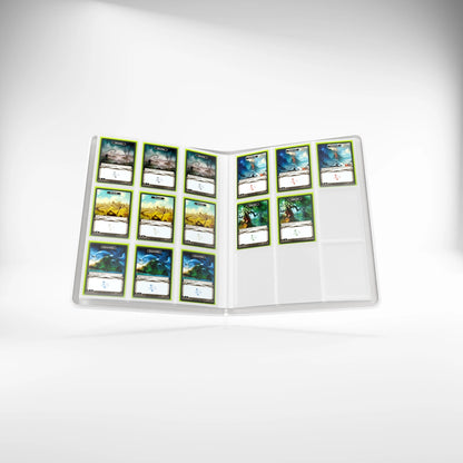 Zip-Up Album 18 Tasche (360 Carte) Bianco - Raccoglitore