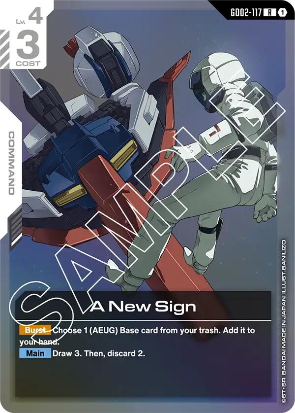 A New Sign GD02-117 [ Inglese / Giapponese ]