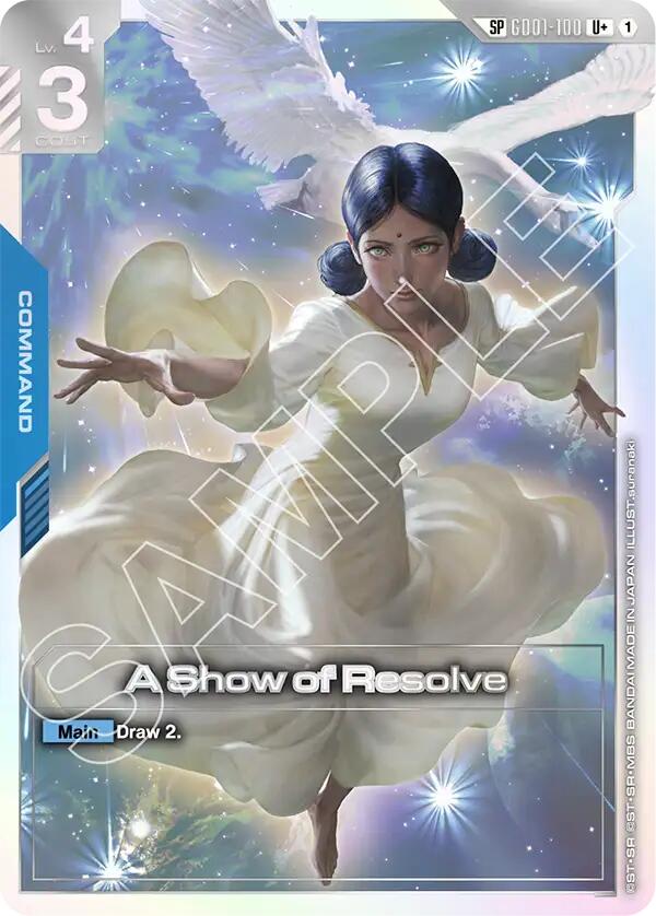 A Show of Resolve GD01-100 [ Inglese / Giapponese ]