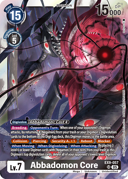 Abbadomon Core EX9-057 [ Inglese / Giapponese ]
