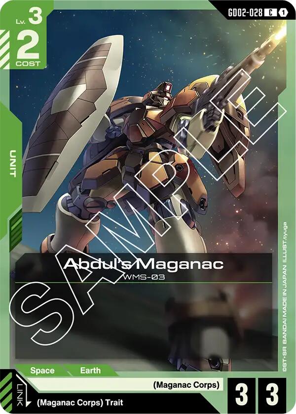 Abdul's Maganac GD02-028 [ Inglese / Giapponese ]