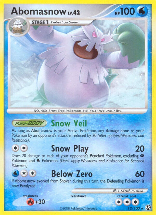 Abomasnow Lv.42 - Fronte di Tempesta 12/100 [ Italiano / Inglese ]