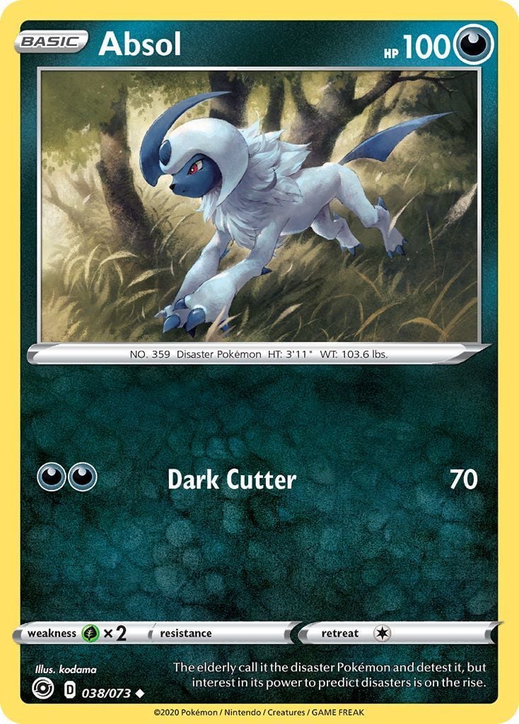 Absol - Futuri Campioni 038/073 [ Italiano / Inglese ]