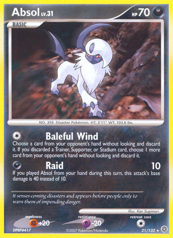 Absol Lv.31 - Prodigi Segreti 021/132 [ Italiano / Inglese ]