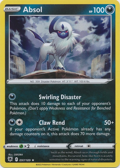 Absol - Lucentezza Siderale 097/189 [ Italiano / Inglese ]