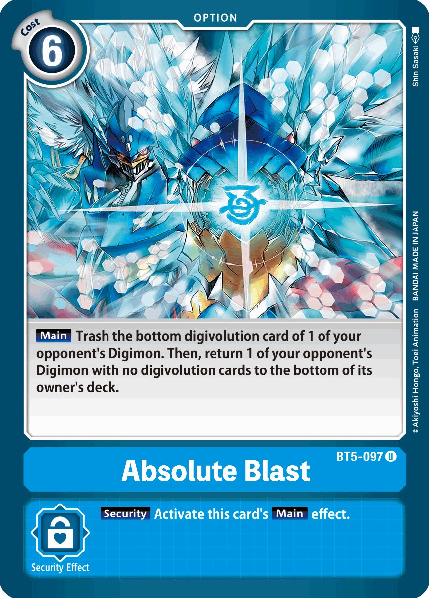 Absolute Blast BT5-097 [ Inglese / Giapponese ]