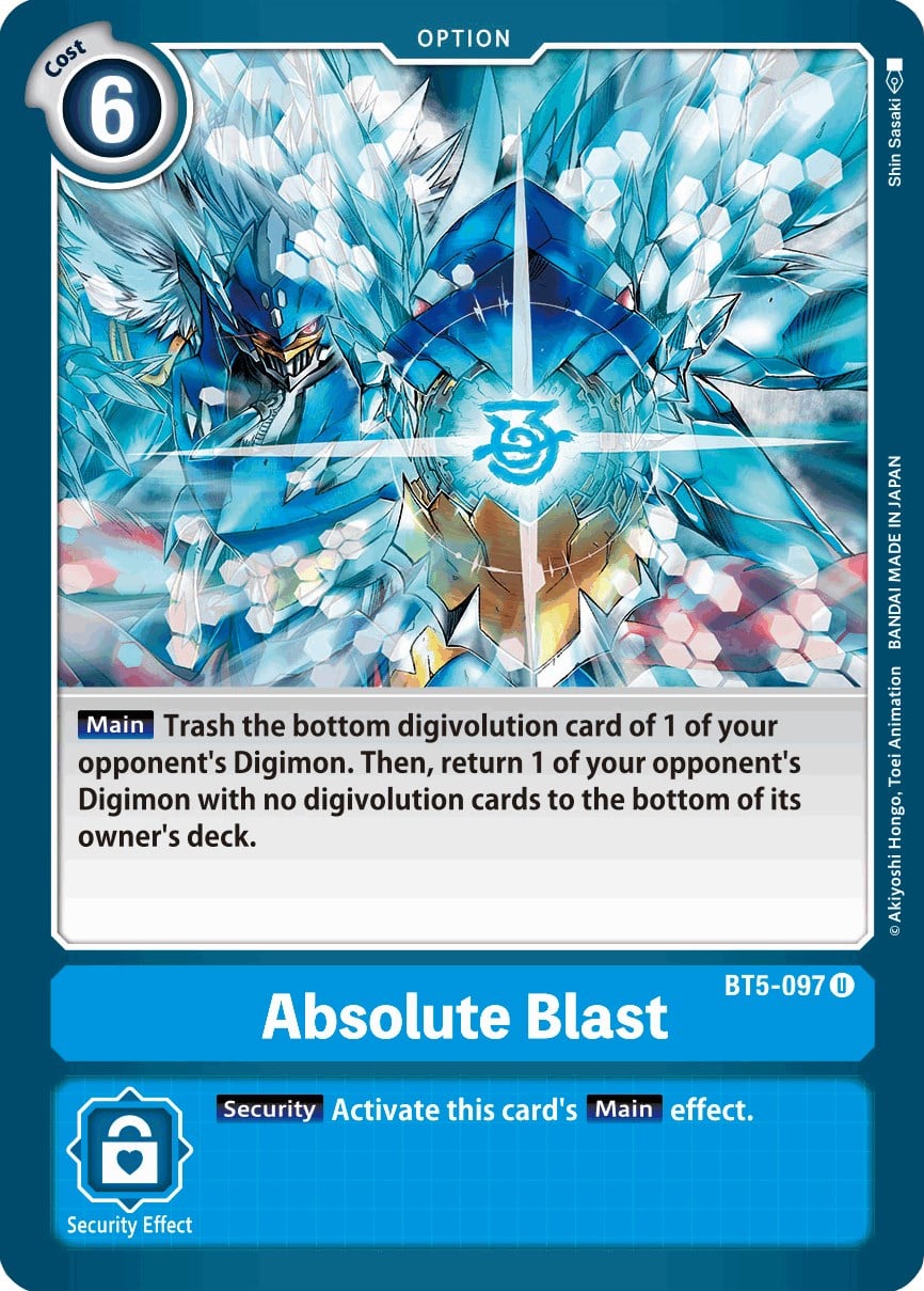 Absolute Blast BT5-097 [ Inglese / Giapponese ]