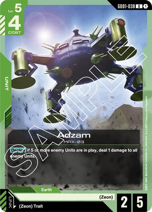 Adzam GD01-038 [ Inglese / Giapponese ]