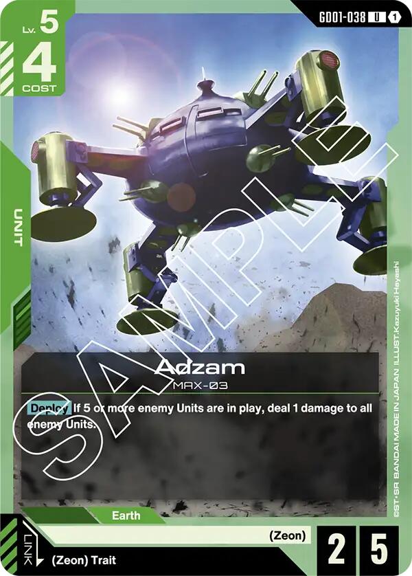 Adzam GD01-038 [ Inglese / Giapponese ]