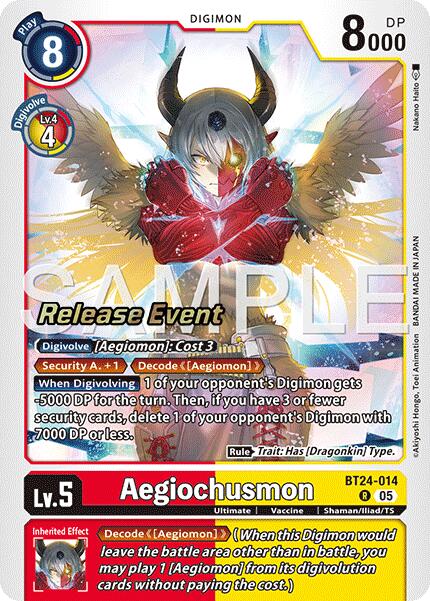 Aegiochusmon BT24-014 [ Inglese / Giapponese ]