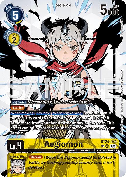 Aegiomon BT24-034 [ Inglese / Giapponese ]